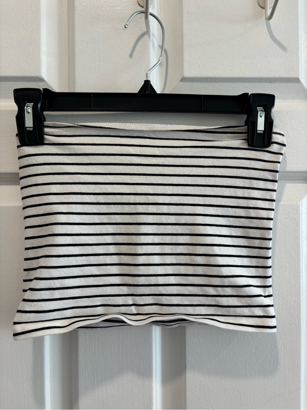 Forever 21 Strapless Cropped Striped Tube Top